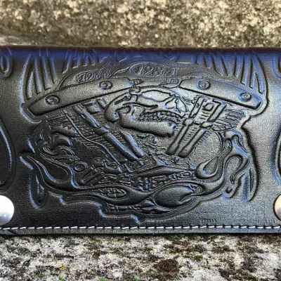Custom ShovelHead Black Wallet