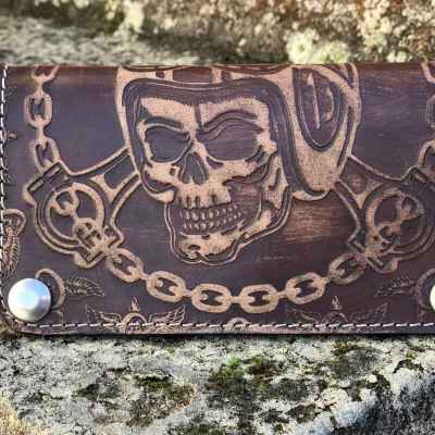Custom Skull Chain Wallet