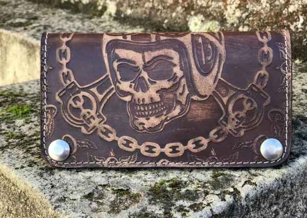 Custom Skull Chain Wallet