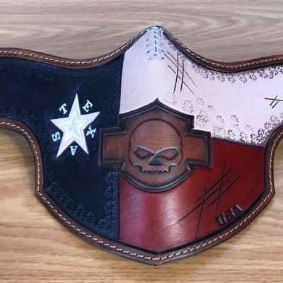 Custom Texas Face Shield